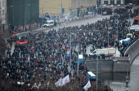 Free and fair elections rally in Moscow