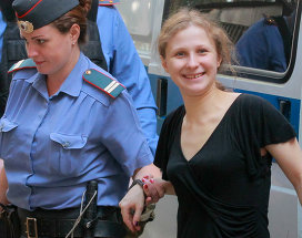 Pussy Riot member Maria Alyokhina