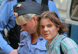 Pussy Riot member Yekaterina Samutsevich