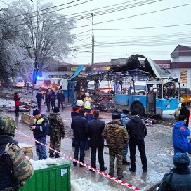 An explosion went off on a trolleybus in Russia’s southern city of Volgograd